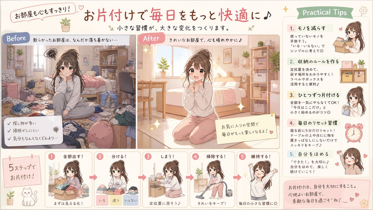 猎奇生活动漫分享·整理收纳技巧